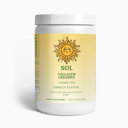 Sol Actives Grass-Fed Collagen Creamer (Vanilla)