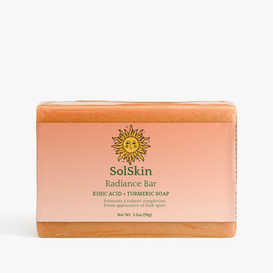 SolSkin Radiance Bar (Kojic Acid + Turmeric Soap)