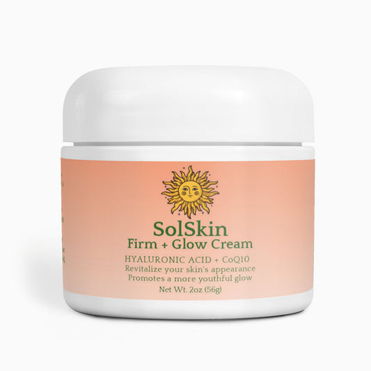 SolSkin Firm + Glow Cream (Hyaluronic Acid + CoQ10)
