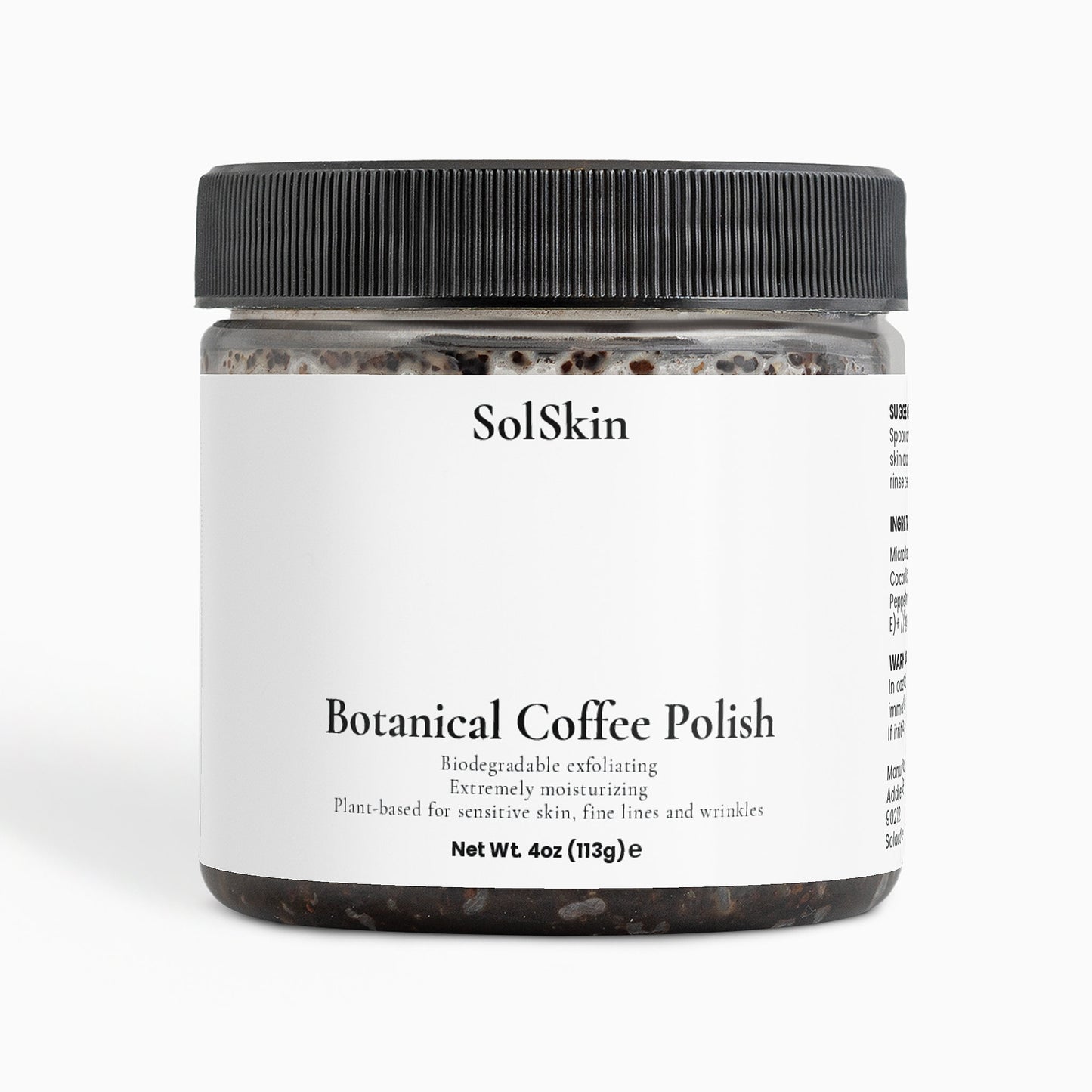SolSkin Botanical Coffee Scrub
